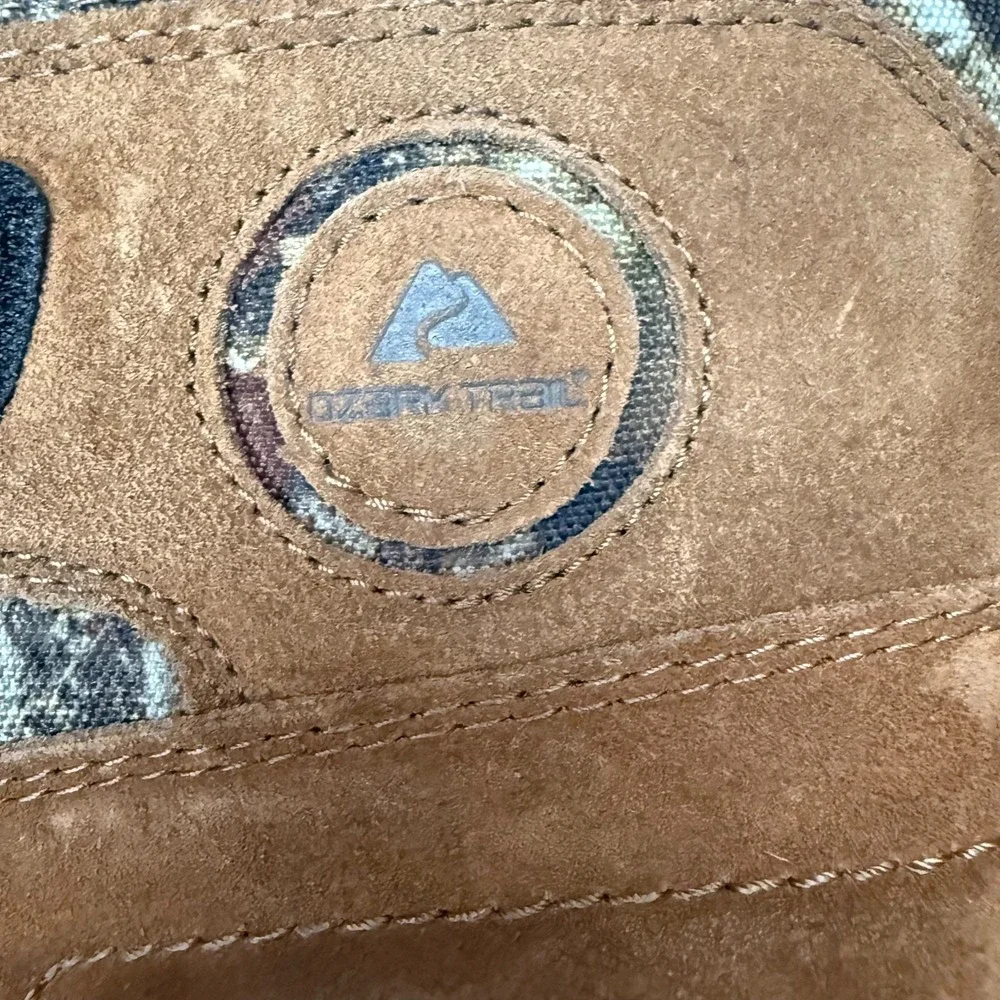 Ozark Trail  Winter Pack Thinsulate  Boots Brown &Camo ‎ Men's  US Size 12